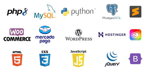 Tecnologias mais utilizadas